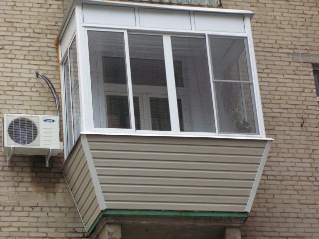 Остекление балконов в хрущевке с выносом по цене от производителя Ногинск