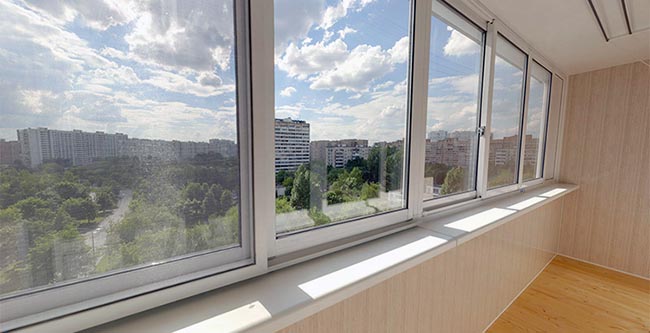 Сколько стоит застеклить балкон 6 метров: остекление пластиком Ногинск