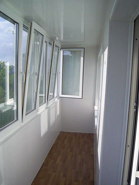 Тёплое и холодное распашное остекление балконов алюминиевым профилем Ногинск