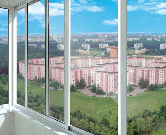 Холодное алюминиевое остекление балконов Ногинск